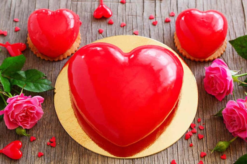 Vintage Heart Cakes