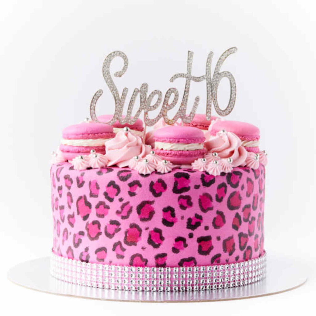 Cheetah Cake - A Cute Way to Celebrate Your Daughter's 5th Birthday